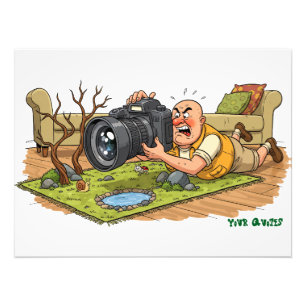 Escena divertida de fotografía de vida silvestre d