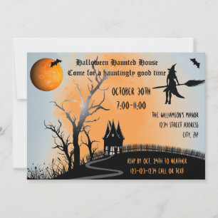 Escena Embrujada - Invitación a Casa Embrujada