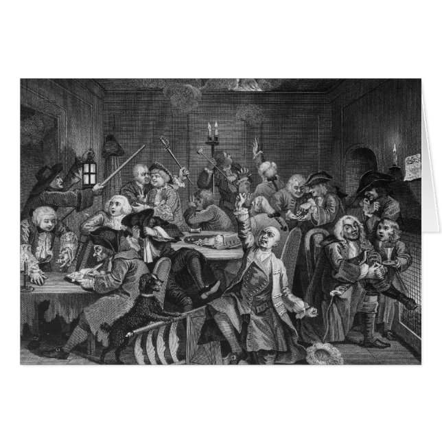 Escena en una casa de juego (Anverso (Horizontal))