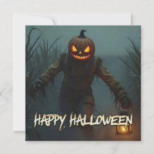 Escena espeluznante de Halloween de cabeza de cala