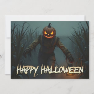Escena espeluznante de Halloween de cabeza de cala