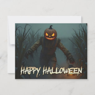 Escena espeluznante de Halloween de cabeza de cala