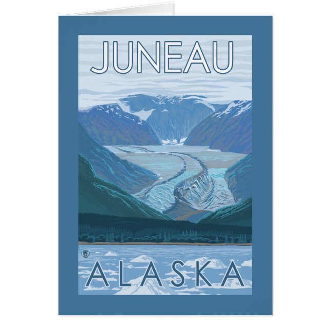 Escena glaciar - Juneau, Alaska (Frente)