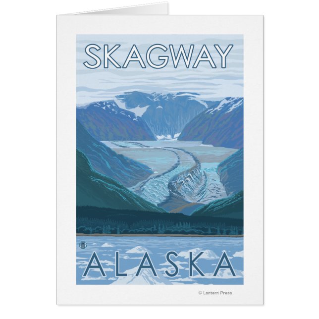 Escena glaciar - Skagway, Alaska (Frente)