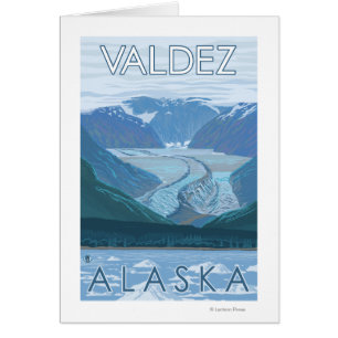 Escena glaciar - Valdez, Alaska