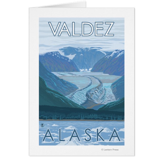 Escena glaciar - Valdez, Alaska (Frente)
