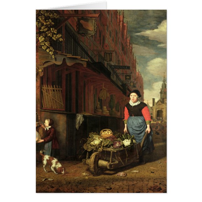 Escena holandesa del género, 1668 (Frente)