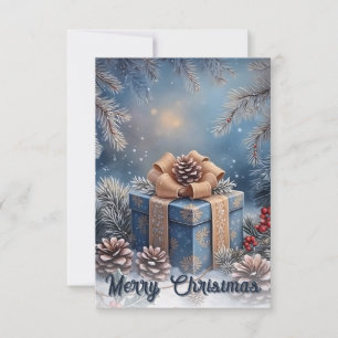 Escena Mágica de Navidad Regalo de Invierno