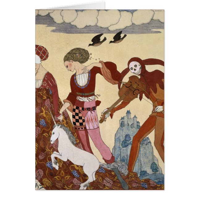 Escena medieval de Jorte Barbier (Frente)