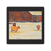 Escena metalizado de la granja del arte