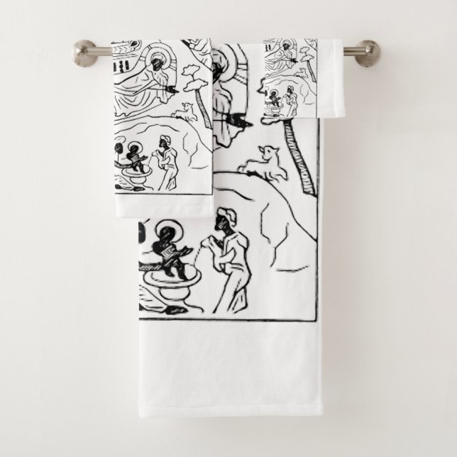 Escena minimalista de la Natividad ortodoxa (In situ)