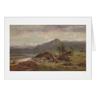 Escena occidental con el campo indio (1275)