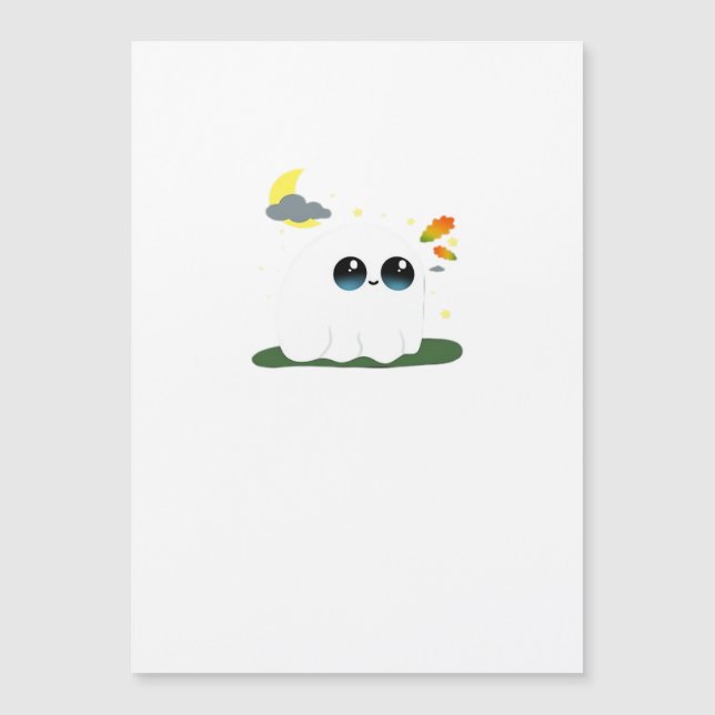 Escena Otoñal de Cute Little Boostie Clásica Vinta (Anverso)