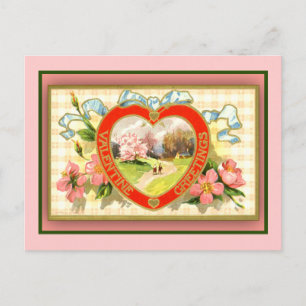 Escena pastoral de las tarjetas de felicitación de