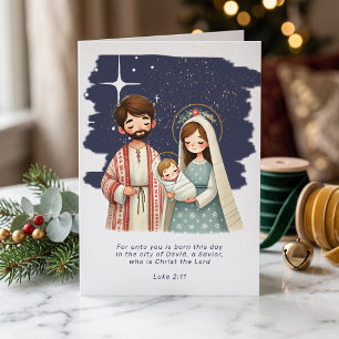 Escena religiosa de la Natividad de Navidad y Escr