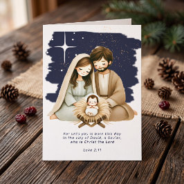 Escena religiosa de Navidad y Escritura
