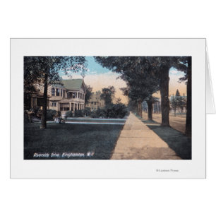 Escena residencial en Riverside Drive