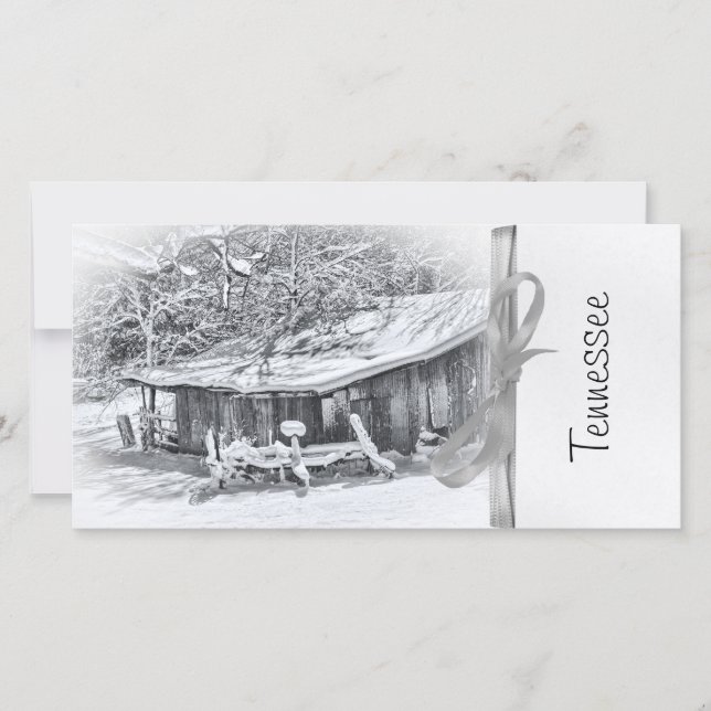 Escena rural invernal de granero y torta - Tenness (Anverso)