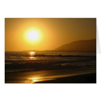 Escenario amarillo de la playa de Sunset