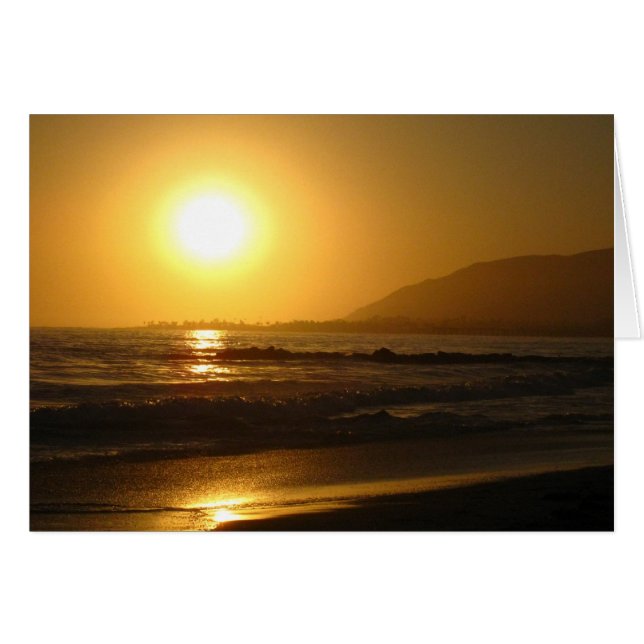 Escenario amarillo de la playa de Sunset (Anverso (Horizontal))