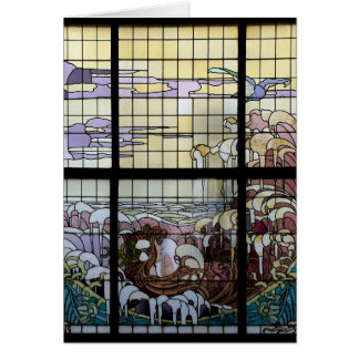 Escenario Art Nouveau de vidrio templado