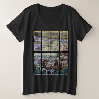 Escenario Art Nouveau de vidrio templado
