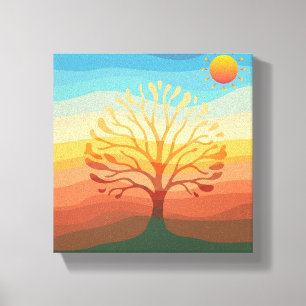 Escenario de la naturaleza: arte minimalista en la