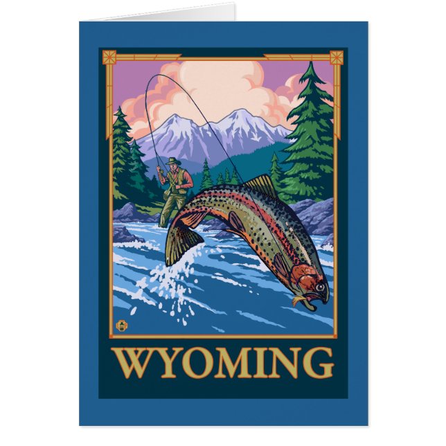 Escenario de pesca de mosca - Wyoming (Frente)