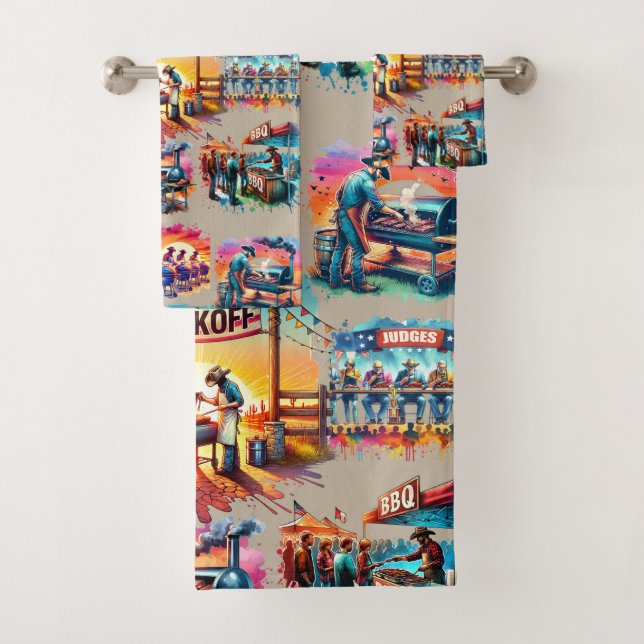 Escenas de Cocina de Cowboy Occidental BBQ 1 (In situ)