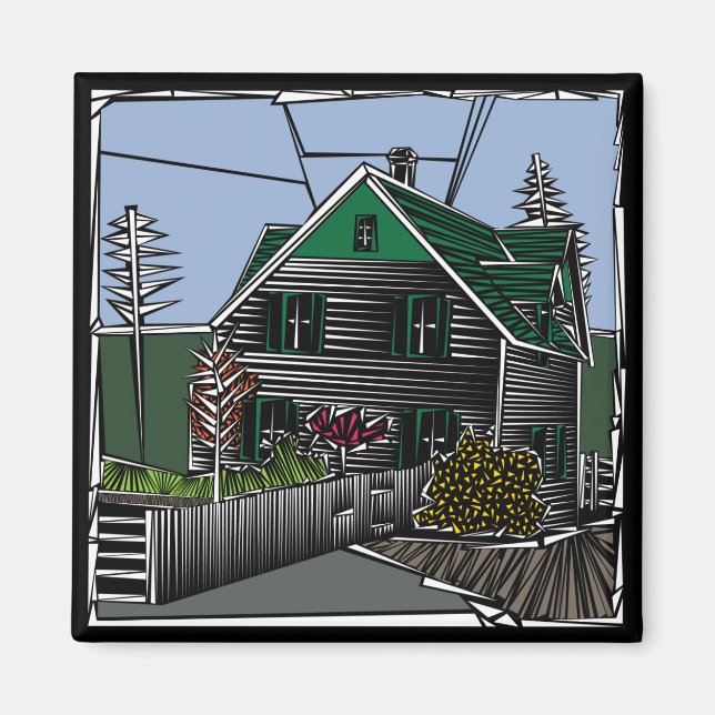 Escenas de imán Gables (Frente)