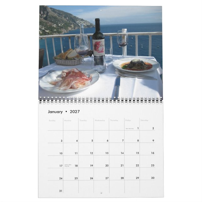 Escenas de Italia - calendario 2011 (Jan 2027)
