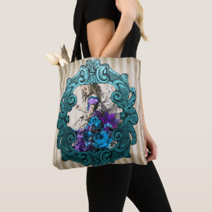 Escenas de la bolsa de la tote "Alicia en el país