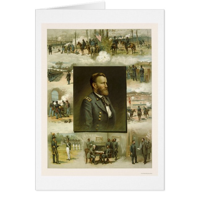 Escenas de la carrera de Grant por L. Prang & (Frente)