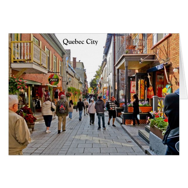 Escenas de la ciudad de Quebec (Anverso (Horizontal))
