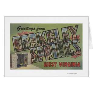Escenas de letras grandes - Berkeley Springs, WV
