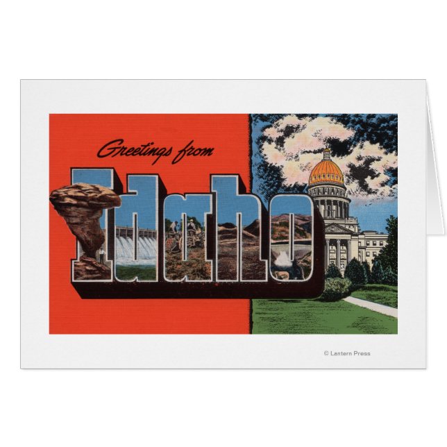 Escenas de letras grandes de IdahoIdaho (Anverso (Horizontal))