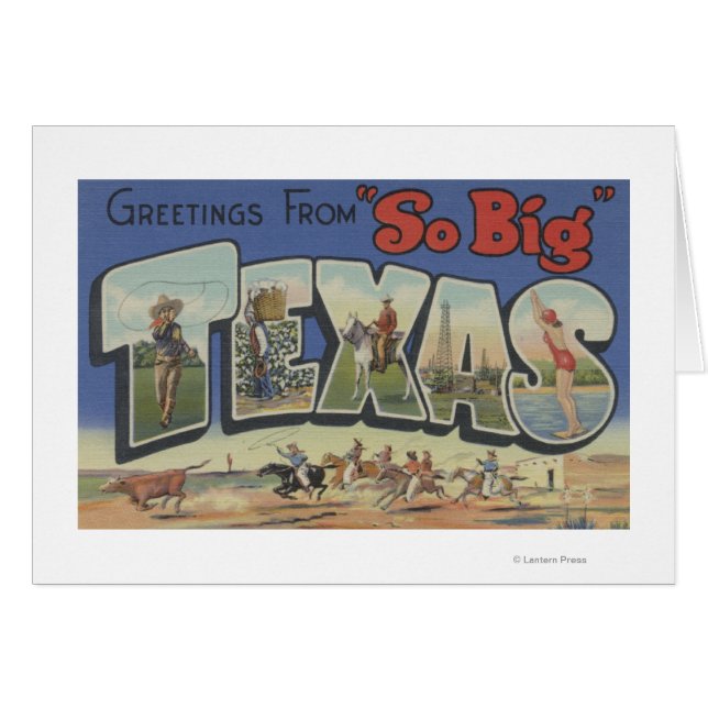 Escenas de letras grandes de Texas 2 (Anverso (Horizontal))