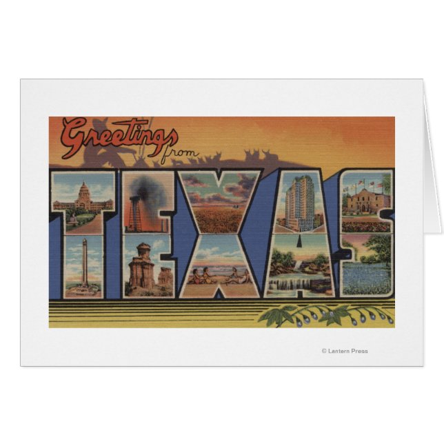 Escenas de letras grandes de Texas 3 (Anverso (Horizontal))