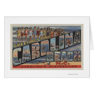 Escenas de letras grandes - Playa Carolina, NC