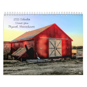 Escenas de Plymouth Massachusetts - Calendario 202