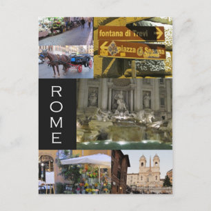 Escenas de postales de Roma