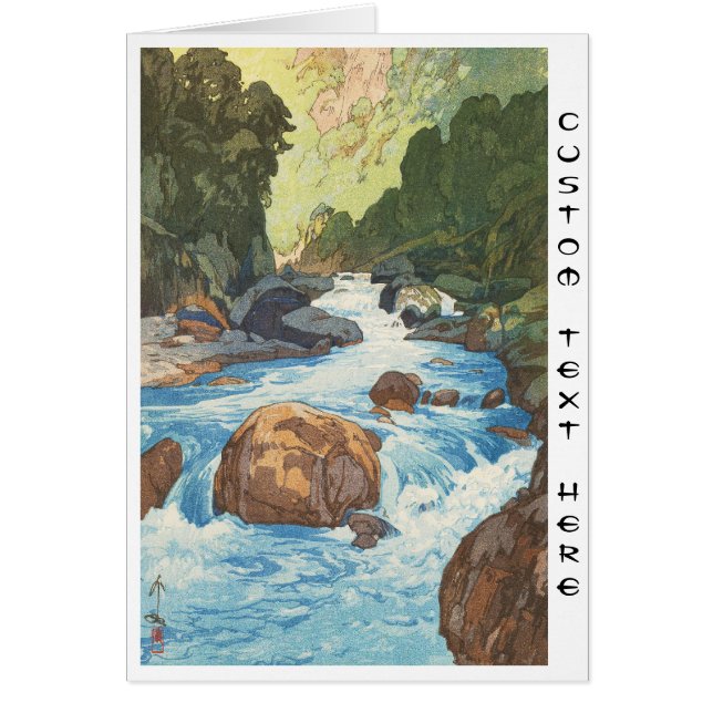 Escenas en arte de Yoshida de las montañas de (Frente)