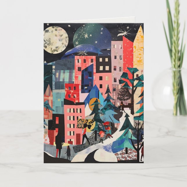 Escenas únicas de árboles de Navidad (Anverso)