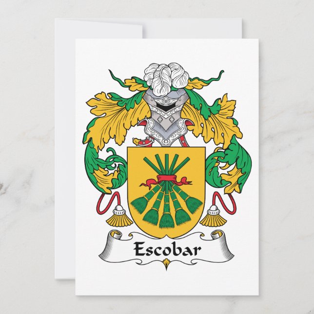 Escobar Family Crest (Anverso)