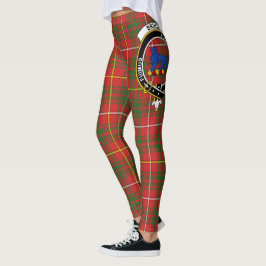 Escocés Bruce Escudo Tartan Women Leggings
