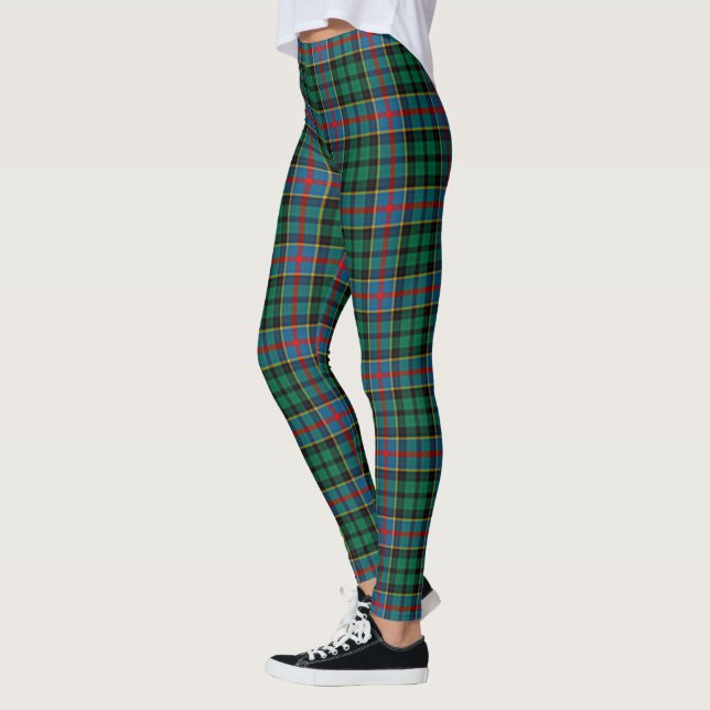 Escocés Clan Byres Tartan Women Leggings (Izquierda)