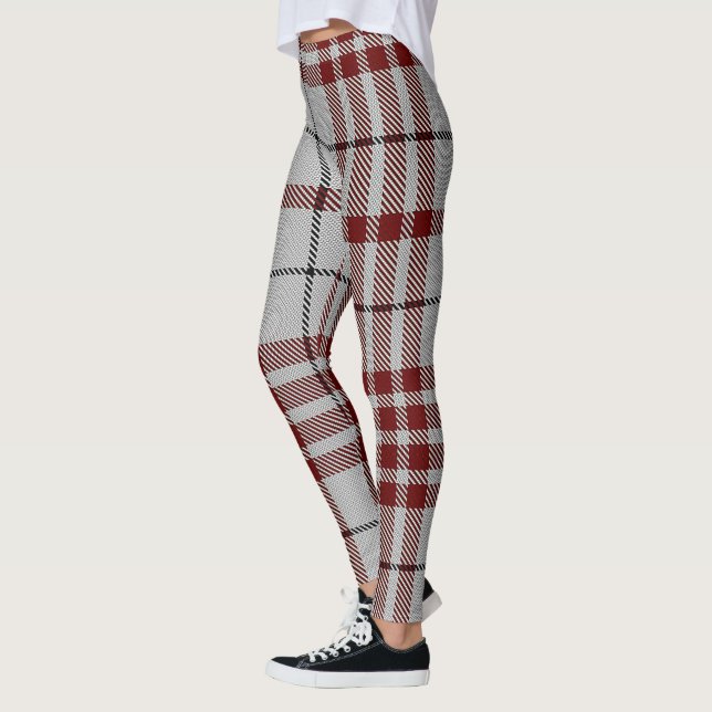 Escocés Clan Clayton Tartan Women Leggings (Izquierda)