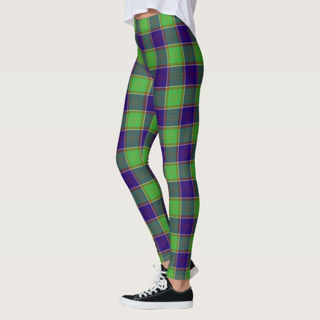 Escocés Clan Colville Tartan Women Leggings (Izquierda)
