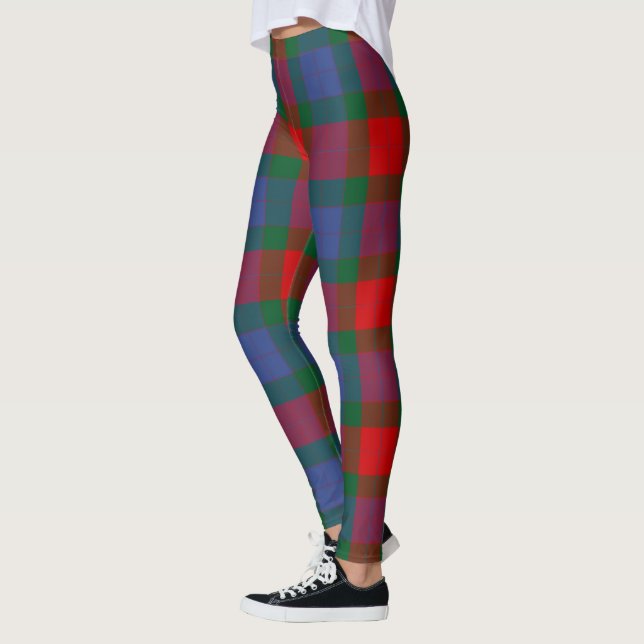 Escocés Clan Mar Antiguo Tartán Mujeres Leggings (Izquierda)