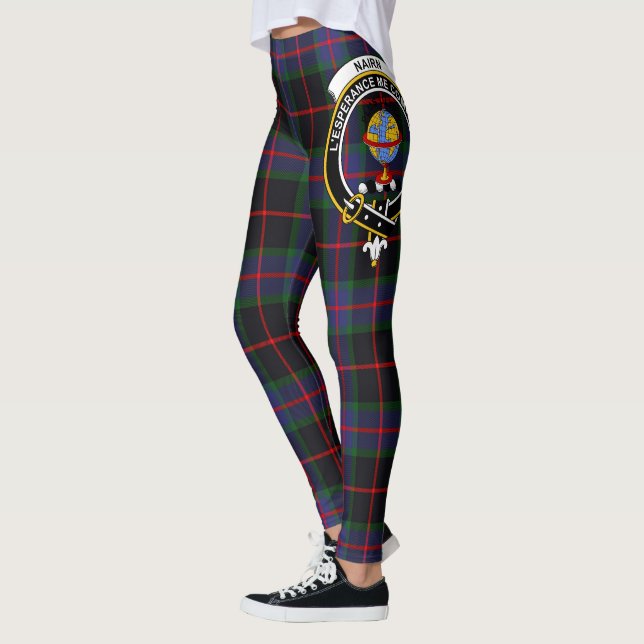 Escocés Clan Nairn Escudo Tartan Women Leggings (Izquierda)